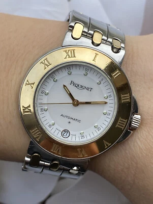 Reloj Emile Pequignet Moorea Automático Cuarzo Dorado y Acero Inoxidable Hombre 37mm Suizo Foto 1 de 4