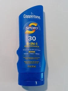 Coppertone Sport 4-in-1 Performance Sunscreen Lotion SPF 30 - 7 fl. oz. 09/2024 - Picture 1 of 2