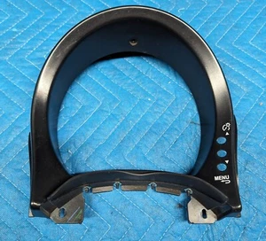 2013 FIAT 500 DASH INSTRUMENT CLUSTER SPEEDOMETER BEZEL TRIM OEM BLACK 13 14 15 - Picture 1 of 3
