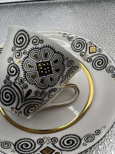 Vintage USSR Riga Latvia Demitasse Cup Saucer - Picture 1 of 9