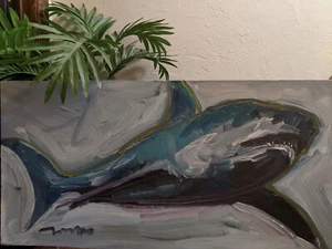 GROSS!! 14X28 Hai Strand Ozean JAWS JOSE TRUJILLO - Bild 1 von 6
