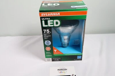 Sylvania Ultra LED 75W / 900 Lumens - PAR30LN -Daylight Indoor/Outdoor GLASS 13W - Image 1 of 4