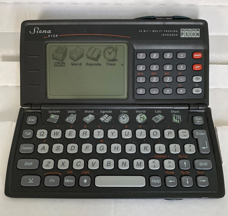 Psion Siena 512K Handheld Computer (1010- 0002-01) - Image 1 of 1