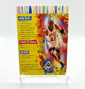 Michael Jordan - 1998-99 UD Choice Draw Your Own Trading Card #NNO - Imagen 1 de 2