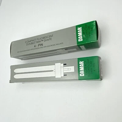 2 Damar Compact Fluorescent Double Twin Shape F26DDTT/DE/841/G24Q-3/ECO 14591 - Image 1 of 4