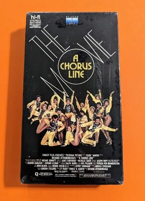 A Chorus Line (1986 VHS) Michael Douglas Attenborough 80s Dance Musical - Sealed - Image 1 of 4