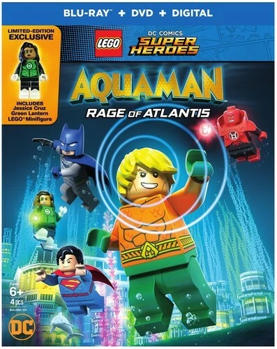 Lego DC Super Heroes: Aquaman: Rage of Atlantis (W/Mini Figurine) (Blu-ray, 2018)