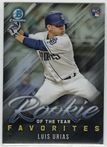Bowman Chrome Rookie of the Year 2019 set completo preferiti ROYF1-11 - Foto 1 di 1