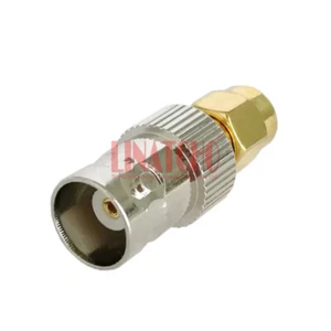 Conector antena de cable de niquelado RF latón 50 ohmios BNC hembra a SMA macho - Imagen 1 de 10