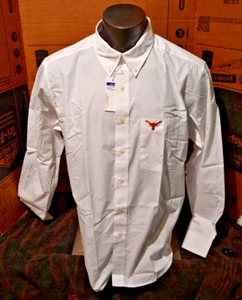 MENS Antiqua Button Down Dress SHIRT UNIVERSITY OF TEXAS Longhorns Size XL N W T - Picture 1 of 10
