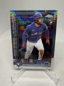 Scheda Rookie rifrattore 2025 MLB Topps Chrome PRISM #163 STEWARD BERROA - Foto 1 di 1