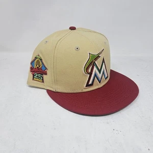 New Era 59FIFTY MLB Miami Marlins 1997 WS 25 Aniversario Equipado - Talla 7 5/8 - Imagen 1 de 6