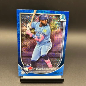 2025 Bowman Chrome #74 Vladimir Guerrero Jr. Blue Mojo /150 Toronto Blue Jays - Picture 1 of 2