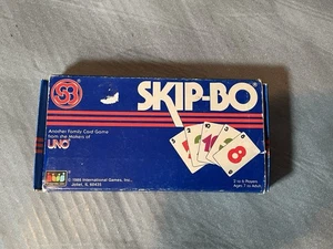 Vintage 1986 Skip-Bo Card Game #1050 Mattel Complete - Picture 1 of 4