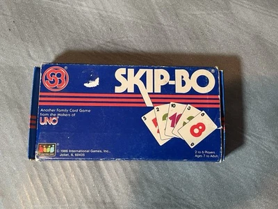 Vintage 1986 Skip-Bo Card Game #1050 Mattel Complete - Image 1 of 4