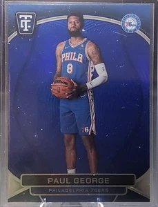 2024-25 Totally Certified Paul George #50 Blue Platinum Mirror SSP /99 76ers π - Picture 1 of 2