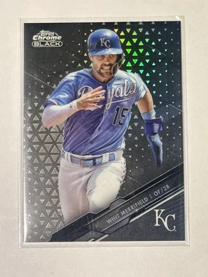 2020 Topps Chrome Black - Whit Merrifield #44 Refractor /199 - Image 1 of 2