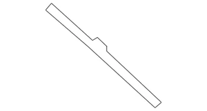Genuine GM Driver Side Windshield Wiper Blade 25.02 in 20945799 - Picture 1 of 3