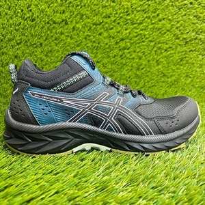 Scarpe sneakers Asics Gel-Venture 9 MT donna taglia 7 nero blu corsa trekking - Foto 1 di 10