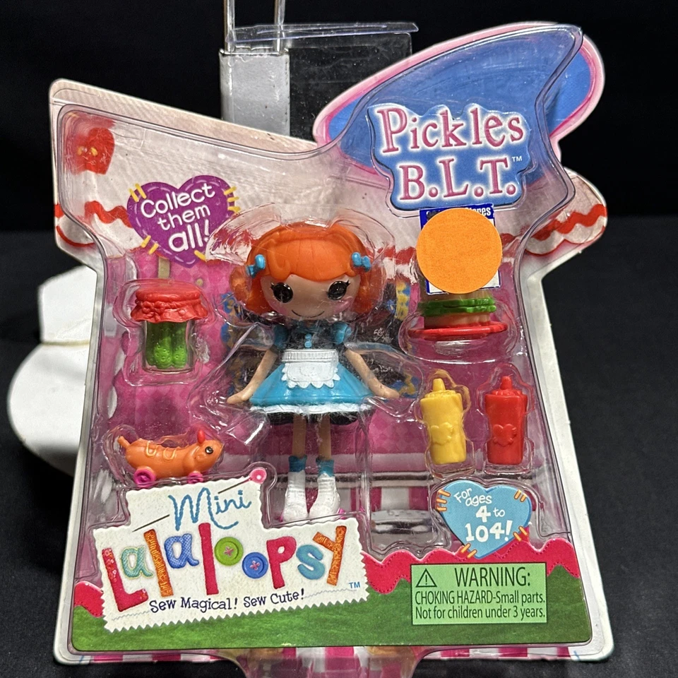 Lalaloopsy Mini Doll Pickles BLT Waitress Toy Set Kids Girls VHTF