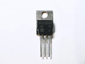 5PCS RFP25N05 HARRIS N Channel MOSFET 50V 25A 0.47Ohm 72W TO-220AB - Picture 1 of 3