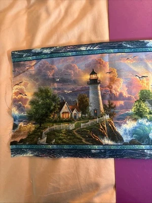 Panel Of 4 Lighthouses To Quilt - Image 1 of 4