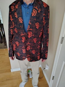 MLB San Francisco Giants brutta tuta sportiva giacca cappotto taglia 46 baseball originale - Foto 1 di 6