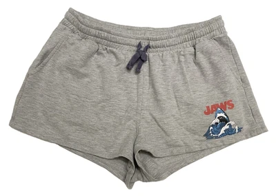 RARO JAWS The Movie Pantalones Cortos XL X Grande 15 17 32” Bolsillos Gris Tiburón Océano Foto 1 de 4