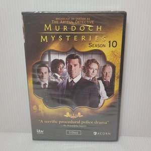 Murdoch Mysteries: Season 10 (DVD, 2016, 5 Disc Set, Widescreen) ~New Sealed - Picture 1 of 3