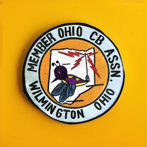 Vintage Wilmington OHIO CB ASSN. LARGE PATCH Citizens Band Radio Collectable NOS - Picture 1 of 4