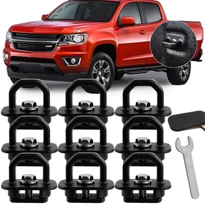 Aluminum Tie Down Anchors 9PCS Truck Bed Set Side Wall Anchor fit for 2007-20... - Picture 1 of 6
