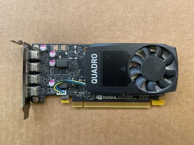 HP Nvidia Quadro P1000 4GB GDDR5 Low Profile Video Graphics Card - 01DX71 - Image 1 of 4