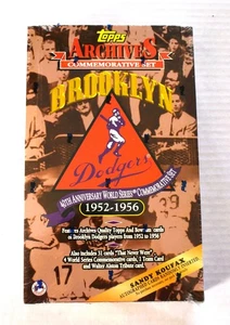 1995 Topps Archives Commemorative Set Brooklyn Dodgers 1952-1956 Sealed box (24) - Picture 1 of 2
