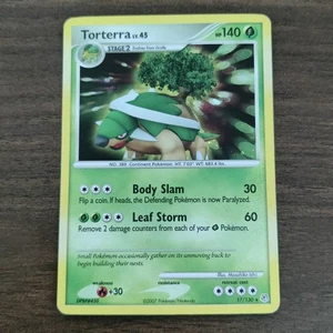 Torterra 17/130 - LP HOLO RARE Diamond & Pearl - 2007 Pokemon TCG Card - Bild 1 von 2