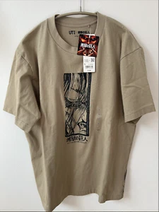 UNIQLO Attack on Titan UT Graphic T-shirt New 2023  Cotton 100% WOVEN FOR MEN - Picture 1 of 13