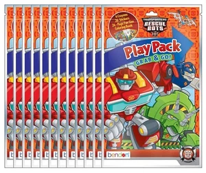 NUEVO Transformers Rescue Bots Grab & Go Play Packs (Pack de 12) - Favores de fiesta - Imagen 1 de 2