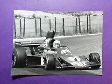 altes Pressefoto Jody Scheckter ELF Tyrrell Formel 1 GP Südafrika 1976, 15x21cm