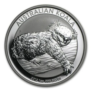 Perth Mint Australian KOALA 1 oz silver coin 2012 - Imagen 1 de 2