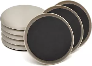 Möbelgleiter Pads, 8 Stück, 3 1/2" Rundgleiter für Hartholzböden - Bild 1 von 12