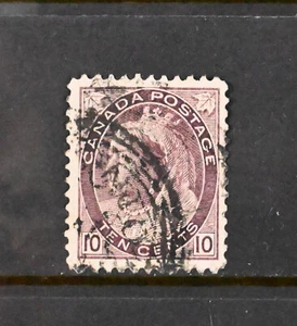Canada Scott # 83 VF Used Victoria 10c Stamp Cat $30 - Picture 1 of 2