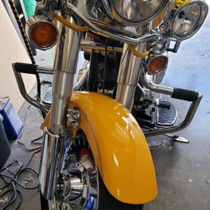 Engine Guard Crash Bar For Harley Softail FLSTS Without Forward Control 00-17 - Picture 1 of 9