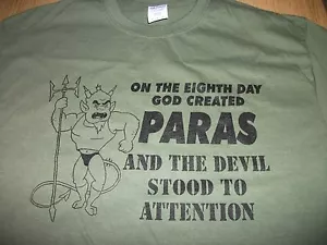 CAMISETA PARAS DEVIL STAND ATENCIÓN REGIMIENTO DE PARACAIDISTAS todas las tallas - Imagen 1 de 2