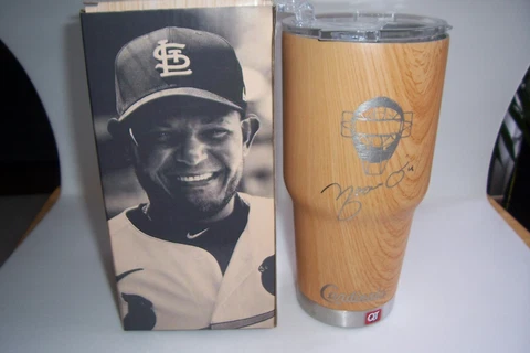 Yadier Molina St Louis Cardinals YADI Tumbler Light Brown SGA 5/28/2022 NIB Cover