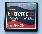 SanDisk Extreme III 2.0 GB Compact Flash memory card fits DSLR camera