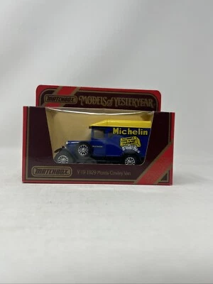 MATCHBOX MODELOS DE ANTAÑO Y-19 1929 Morris Cowley Van "Michelin" Foto 1 de 4