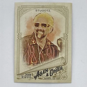 2018 Topps Allen & Ginter Stugotz #202 Dan Le Batard Show con presentador de radio Stugotz - Imagen 1 de 2