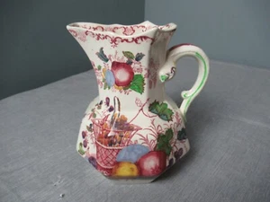 Mason Ironstone China Milchkännchen Wasserkrug - England - ca 1890 - 6 1/2" t - 198 - Bild 1 von 9