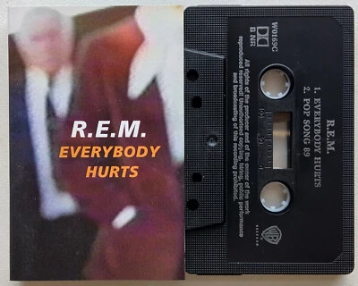 R.E.M. - EVERYBODY HURTS (WARNER W0169C) 1993 UK CASSETTE SINGLE - Image 1 of 3