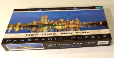 New York World Trade Center Twin Towers Panoramic Jigsaw Puzzle 750 Pieces New - Image 1 of 4