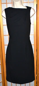 NWT Banana Republic $150 4~Season Black Lined Career~Cocktail~Party Dress Sz. 8 - Picture 1 of 7